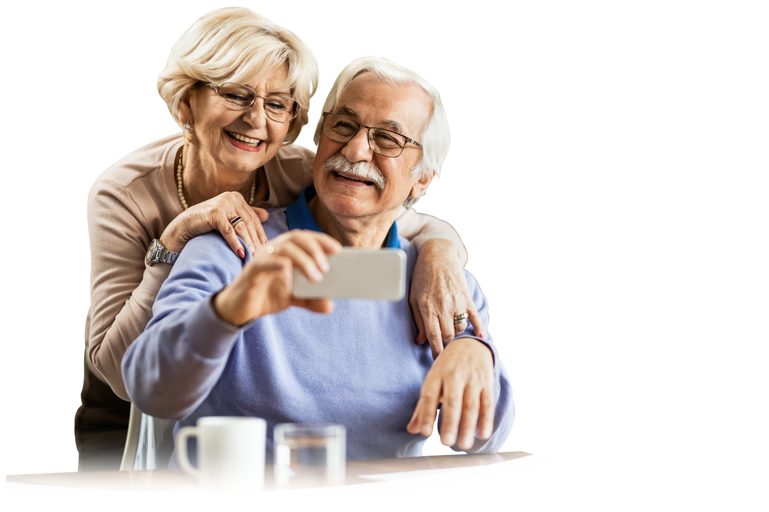 Senior couple care